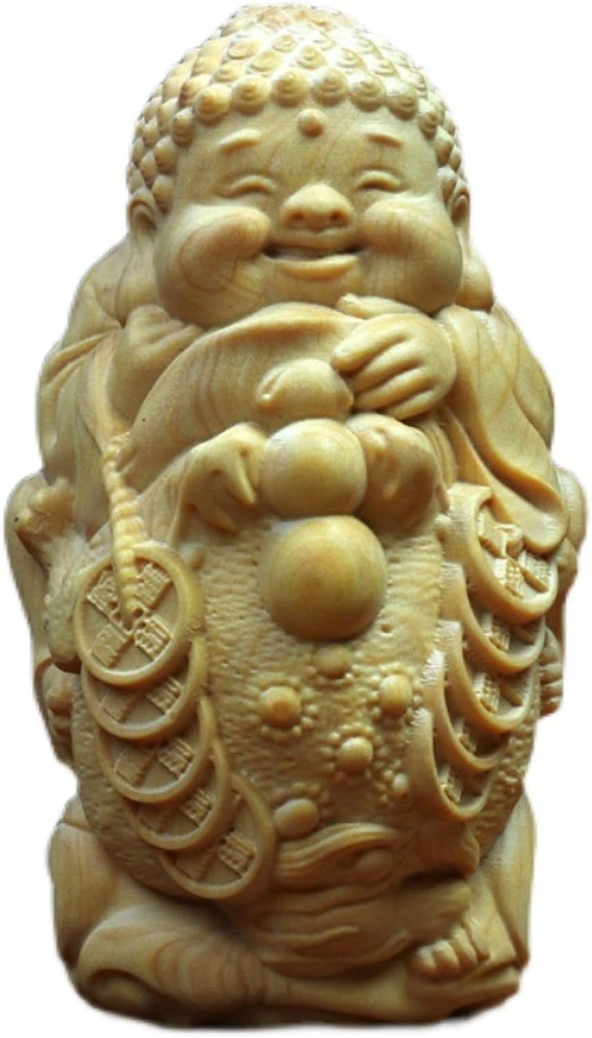 油彩画『如意猫守』 一点物 原画 アート 開運 桜と子猫の絵 油絵 油彩